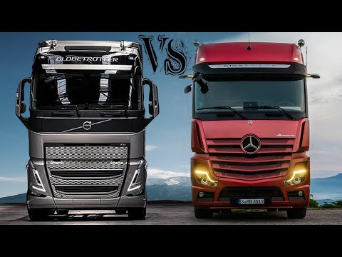 Видео: Мечта дальнобойщика:  Volvo Trucks FH 2020 vs Mercedes-Benz Actros 2020