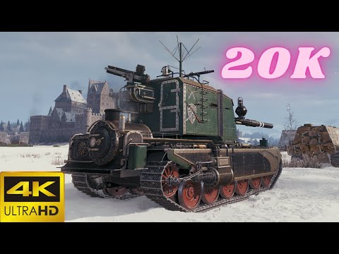 Видео: 20 тыс. урона с FV4005 Stage II, FV4005 World of Tanks #миртанков #WOT