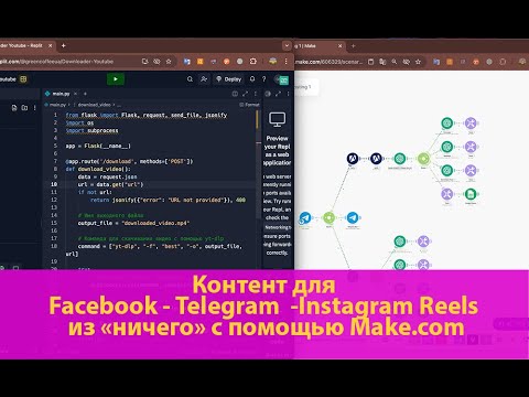Видео: Генерация контента из "ничего" с помощью Make