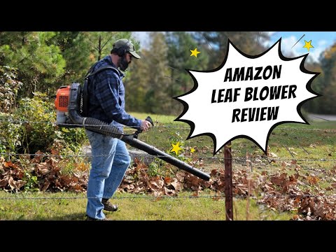 Видео: Обзор ранцевого воздуходува Amazon Leaf Blower | Распаковка | Proyama