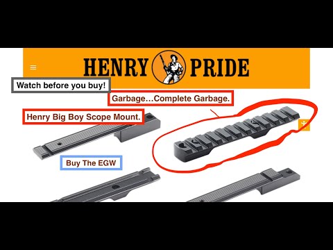 Видео: Посмотрите перед покупкой: крепление для оптического прицела Henry Big Boy 4K