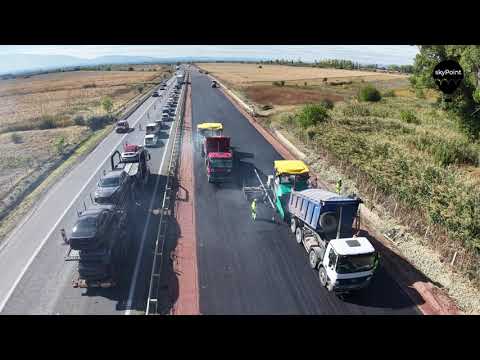 Видео: Ремонт автодороги Хемус в районе Дольни Богров и Яна (05.10.2025)