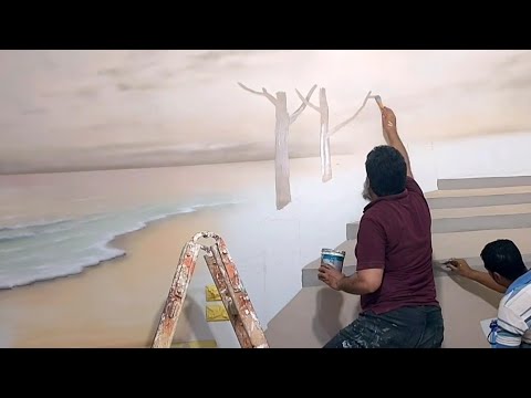 Видео: Научитесь организовывать шаги и этапы рисования фресок #искусство