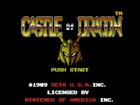 Видео: Полное прохождение Замок Дракона (Castle of Dragon) nes