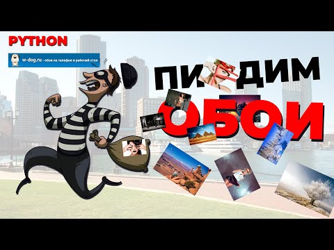 Видео: Парсим ОБОИ с сайта w-dog.ru ! Парсер изображений на питоне! Python !