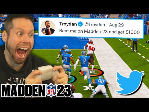 Видео: Я бросил вызов Twitter в Madden 23 за 1000 долларов
