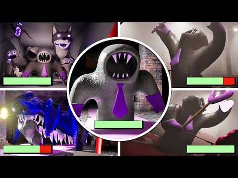 Видео: Сад Банбана 0-8 — все сцены DADADOO с полосками здоровья