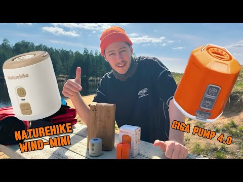 Видео: Сравнение портативных насосов Naturehike и Aerogogo GIGA Pump 4.0