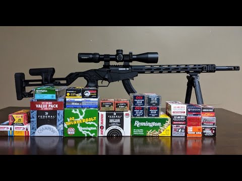 Видео: Сравнение патронов Ruger Precision Rimfire 22LR, часть 1