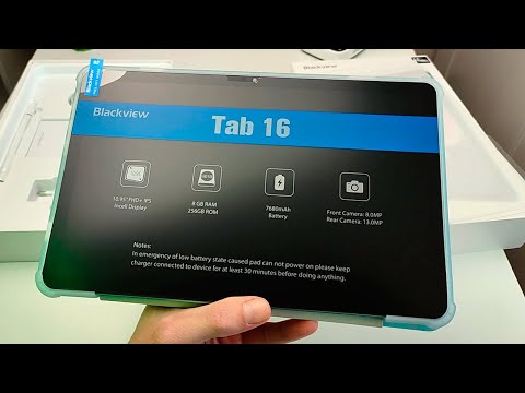 Видео: ОБЗОР НОВИНКИ 🔥 ПЛАНШЕТ Blackview TAB 16 - 11" FHD+, 8/256 Гб, Sim 4G, Андроид 12, 7680 мАч