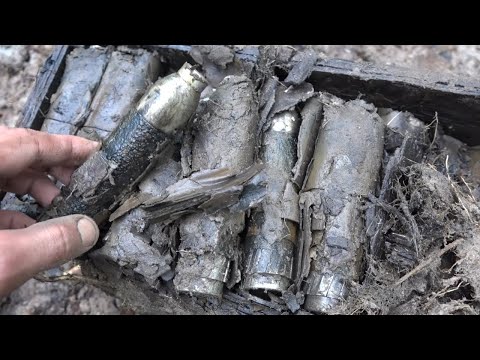 Видео: Нетронутый Блиндаж, Радиация! Раскопал немецкую землянку