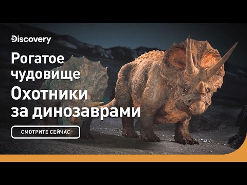 Видео: Рогатое чудовище | Охотники за динозаврами | Discovery