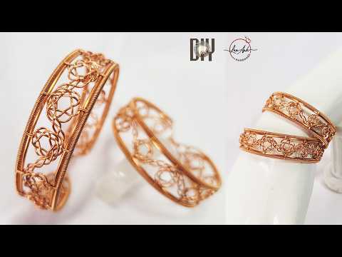 Видео: Как сделать красивый браслет | Узор «Звезда» с использованием техники плетения из трёх проволок 1109