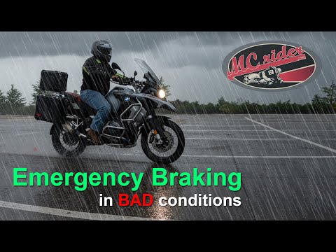 Видео: Правда о торможении мотоцикла в плохих условиях