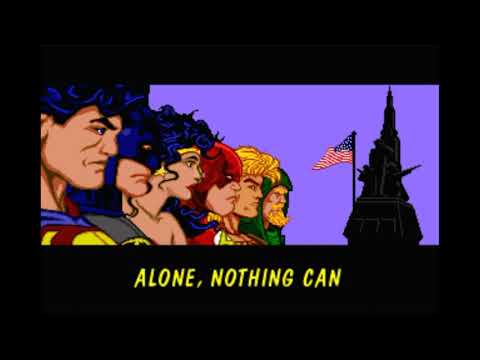 Видео: Sega Mega Drive 2 Justice League Task Force Мультик-Заставка Битва с Боссами