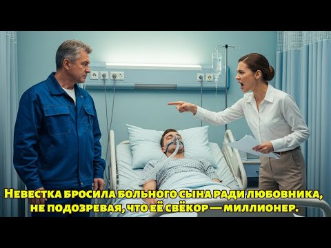Видео: Невестка бросила больного сына ради любовника, не подозревая, что её свёкор — миллионер.