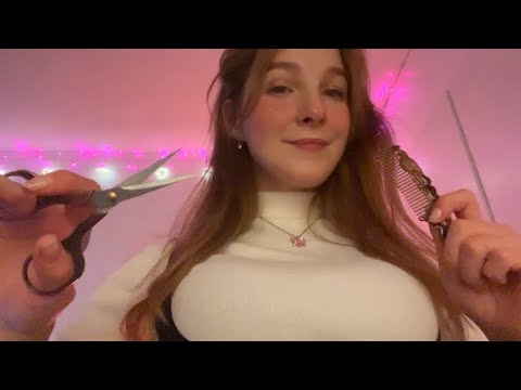 Видео: асмр Влюбленная в тебя парикмахер стесняшка подстрижет тебя💖 asmr