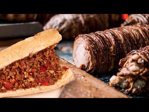 Видео: Самая интересная уличная еда Стамбула: Кокорец... Нет такой еды! сумасшедший вкус