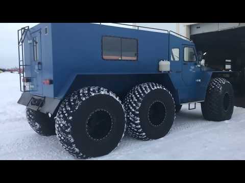 Видео: вездеход Зырянин 112 по глубокому снегу