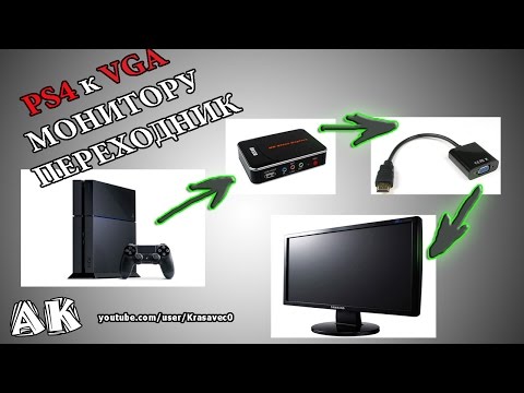 Видео: Попытка #3 подключения PS4 через VGA