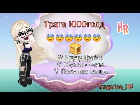 Видео: ТРАТА 1000ГОЛД В ХР/СКУПИЛА ВЕСЬ ХЛАМ?/Tangerine_HR 🧡/#highrise #грабы #голда