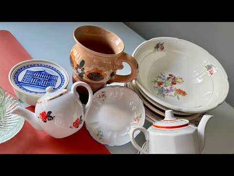 Видео: ❤️СОВЕТСКАЯ Посуда❤️Находки с Дачи Подруги❤️😉Теперь Они Мои🥰Фарфор и Стекло❤️Радость Обладания😉🥰