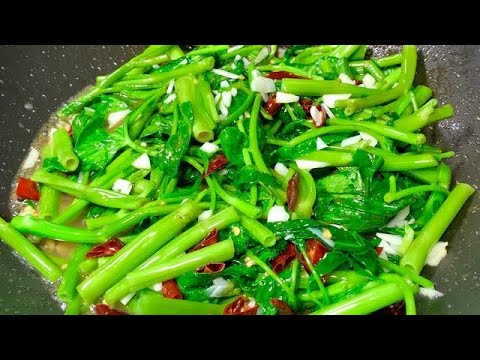 Видео: Брат Чао даст вам несколько советов по жарке водного шпината: он будет хрустящим, а не