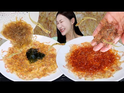 Видео: Живой лед Гоби Мукбанг🐟 Рыба Сасими