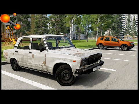 Видео: МАШИНА ПОСЛЕ 10 АВАРИЙ! Восстановить? - BeamNg Drive