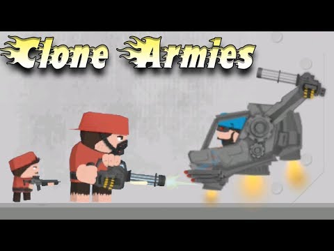 Видео: Нашли очень достойного соперника! Clone Armies - армия клонов