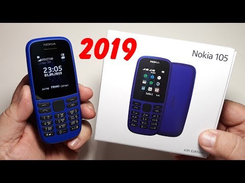 Видео: Nokia 105 4th Edition New Blue color 2019 Unboxing and Review. Честный обзор на русском языке
