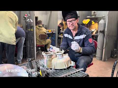 Видео: Сварка силумина, Сварог REAL tig 200 P ac/dc