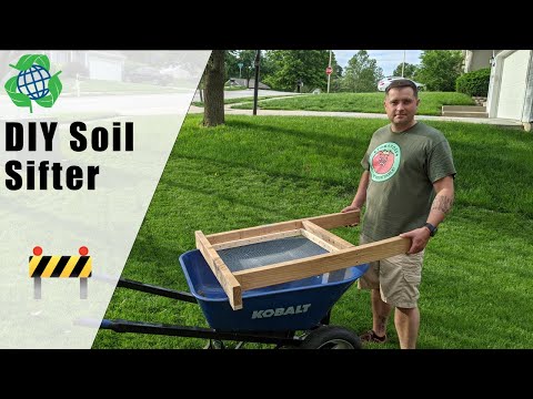 Видео: Самодельный просеиватель почвы