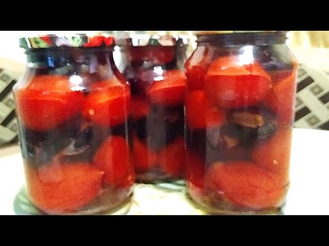 Видео: ТАКУЮ ЗАСОЛКУ ВЫ ЕЩЕ НЕ ДЕЛАЛИ! ПОМИДОРЫ СО СЛИВОЙ! ОЧЕНЬ БЫСТРЫЙ РЕЦЕПТ!