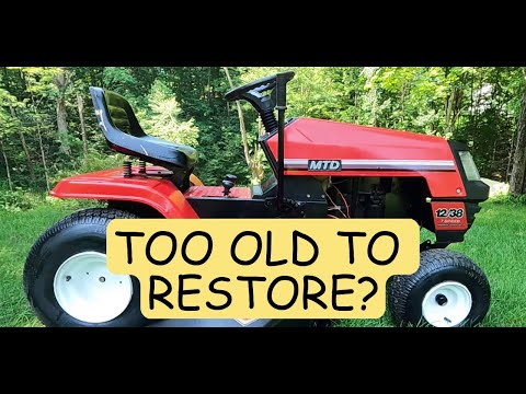 Видео: Неожиданная реставрация газонокосилки: 1991 MTD 12/38