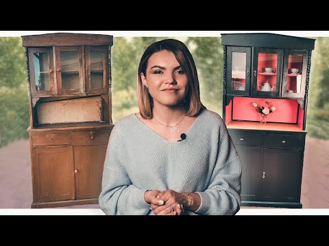 Видео: Переделка бабушкиного буфета