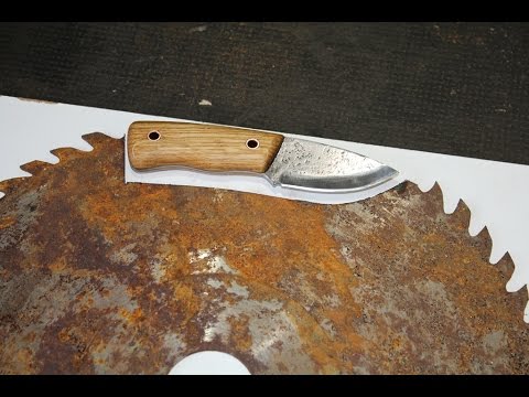 Видео: Нож из пилы