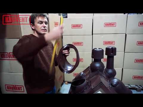 Видео: Монтаж трубы Krovent Pipe-VT 125is