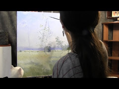 Видео: Копируем картину Клода Моне, импрессионизм