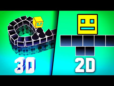 Видео: НОВАЯ GEOMETRY DASH В 3D? ТАКОГО Я ЕЩЁ НЕ ВИДЕЛ... | GD в 3D
