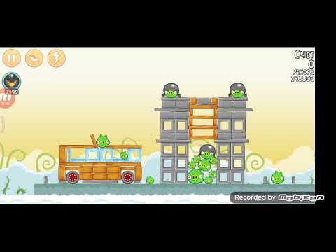 Видео: играем в angry birds classic