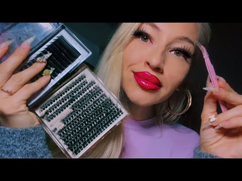 Видео: ASMR 🥰 Наращивание ресниц 🔋ролевая игра для сна и расслабления АСМР