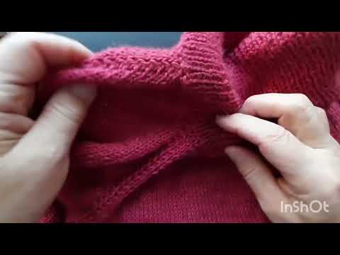 Видео: Вяжу простой свитер на ОГ 120 см/Стихи