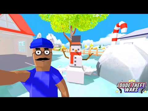 Видео: ЗИМА в СИМУЛЯТОР КРУТОГО ЧУВАКА ОБНОВЛЕНИЕ! - Dude Theft Wars: Open World