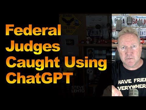 Видео: Федеральные судьи были уличены в использовании ChatGPT