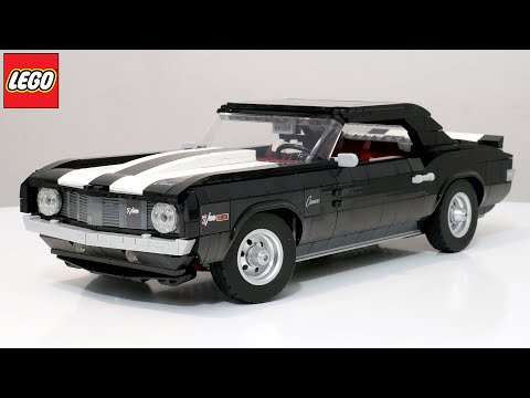 Видео: ЛЕГО Creator Expert Chevrolet Camaro Z28 10304: Подробный обзор эксклюзивного LEGO Icons набора