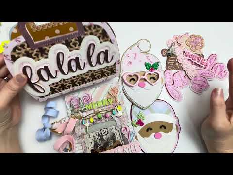 Видео: Scrapdiva разрабатывает рождественские проекты