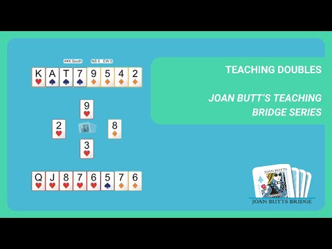 Видео: Джоан Баттс Бридж — Teach Doubles