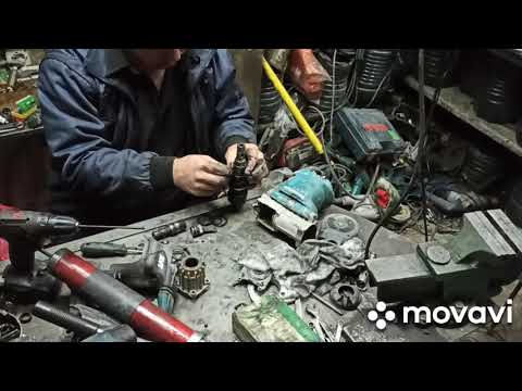 Видео: Makita HR3210C  замена ствола. Разбираем и собираем весь ударный механизм и переключение режимов