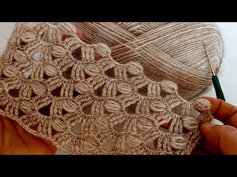 Видео: Вы можете легко применить эту модель к любой ткани, которую вы хотите! узор крючком